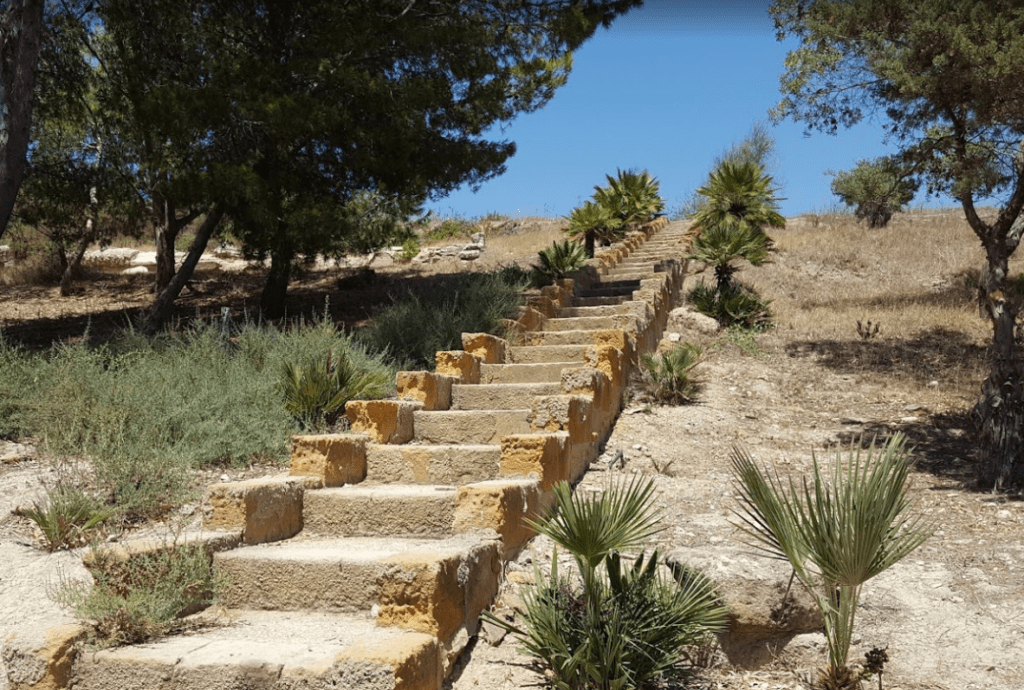 Archaeological remains of eraclea minoa