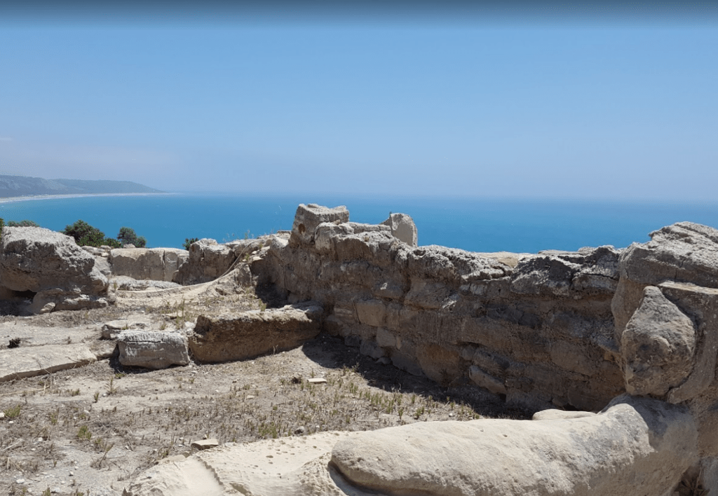 Archaeological remains of eraclea minoa