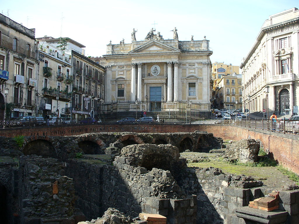Roman amphitheater, Catania