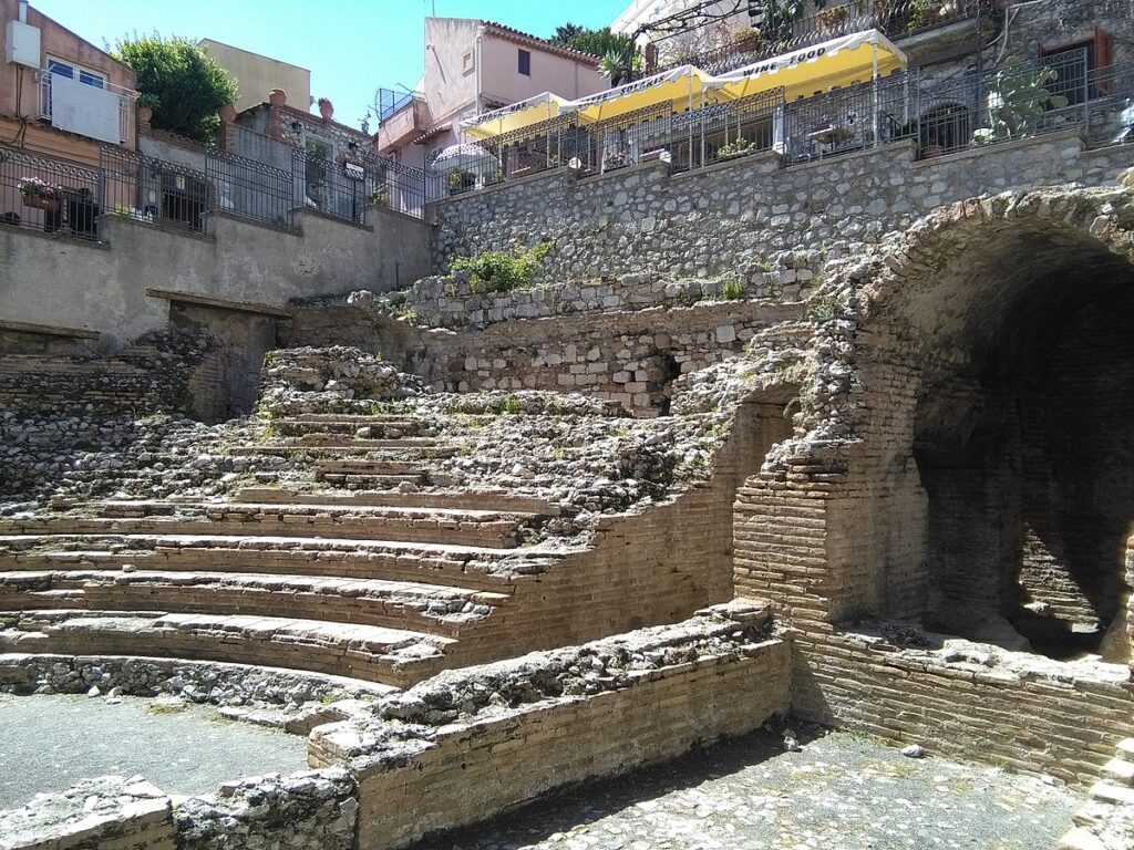 Roman theater Odeon, Taormina
