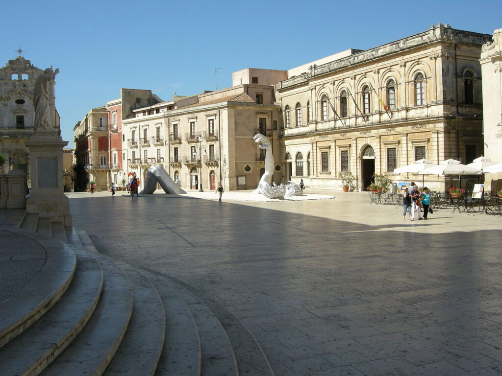 Piazza del Duomo, Ortigia, Syrakus