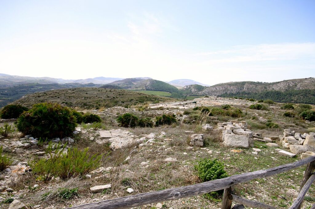 Ruins of the mosque of Segesta
