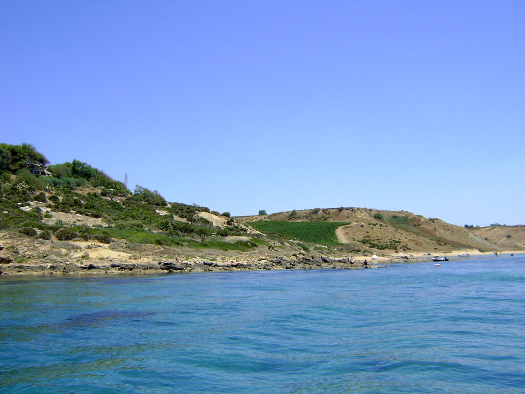 Le Solette beach, Belice estuary reserve