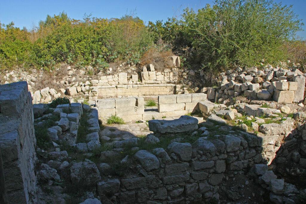 Prisons of the castle, ancient Noto