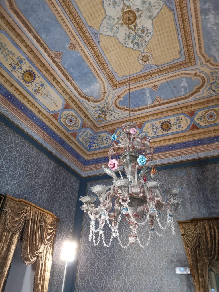 À l'intérieur du château de Donnafugata