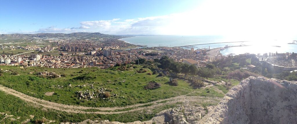 Panorama from the castle of Sant'Angelo - Licata