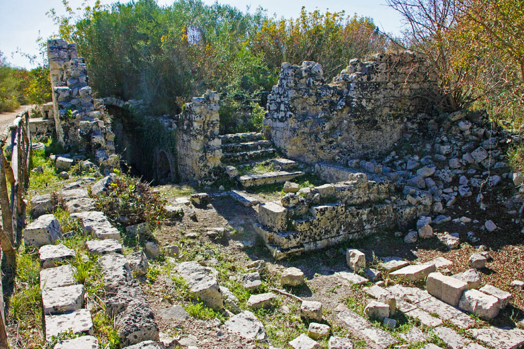 Landolina palace ruins, ancient Noto