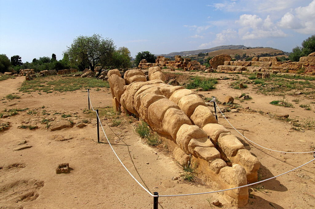 Thelamon, Temple of Zeus, Valley of the Temples, Agrigento