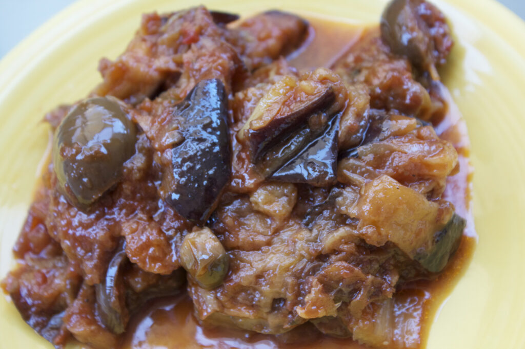 Typical Sicilian dishes and products: Sicilian Caponata